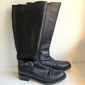 Blondo Tall Leather Waterproof Riding Moto Boots | 7.5